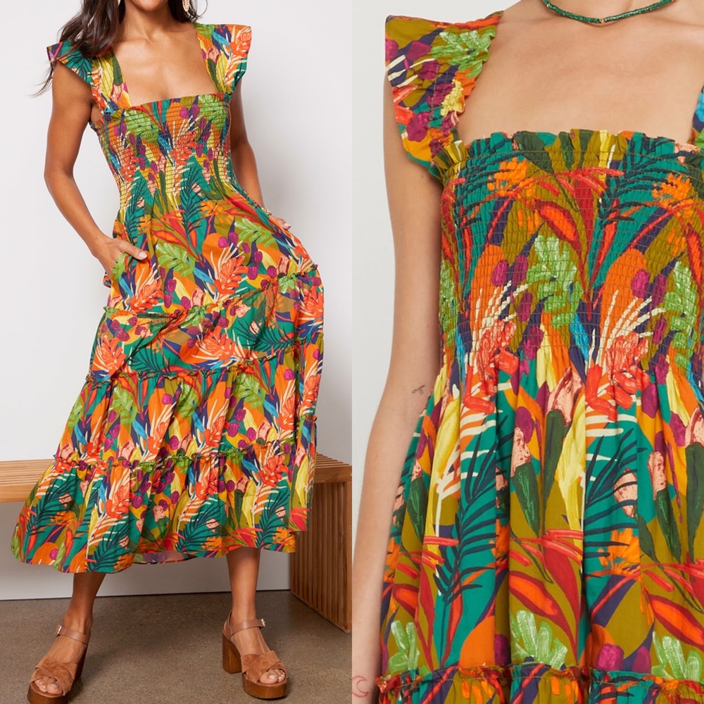 o.p.t. Calypso Nap Dress Paradise Orange